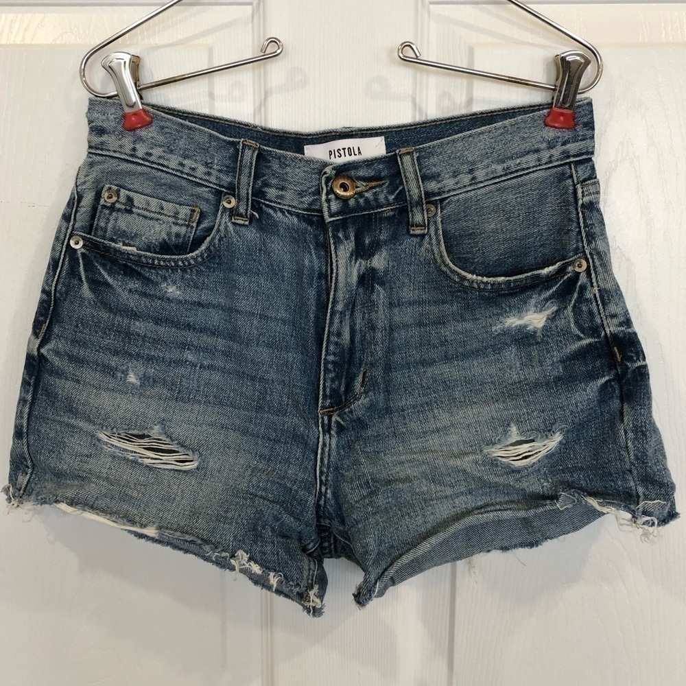 Pistola denim cutoffs jean shorts.